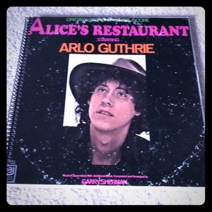 Arlo Guthrie Alice’s Restaurant album notebook